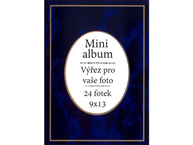Mini album 9x13 modré