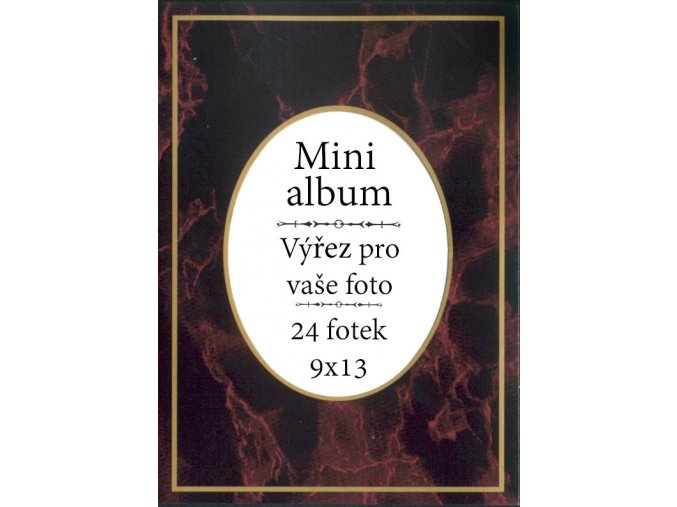 Mini album 9x13 hnědé