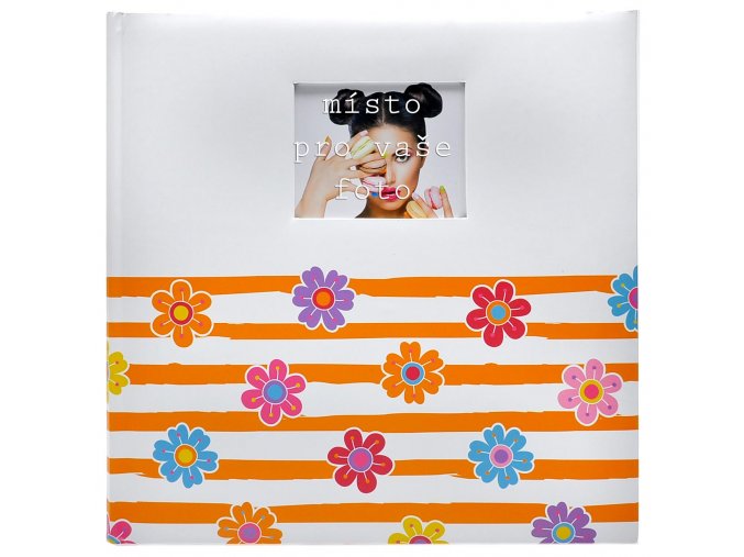 Klasické fotoalbum Shinning oranžové