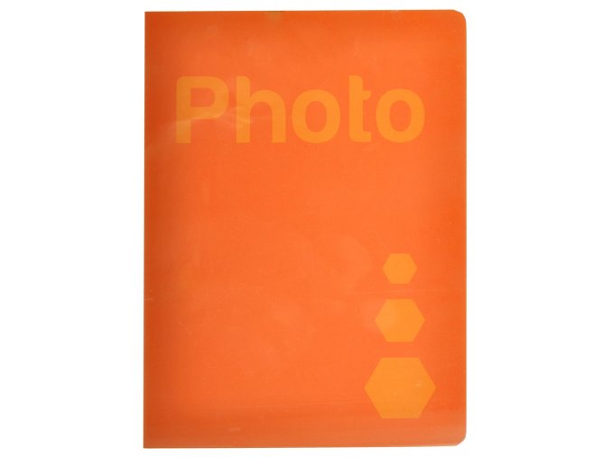 Fotoalbum oranžové sešit 10x15