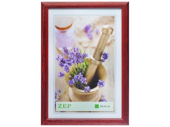 Rámik drevo 20x30 červený