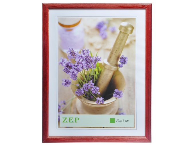 Rámeček dřevo 30x40 červený