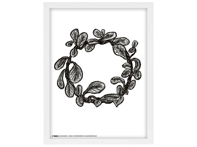 Rámik Anet biely 30x40