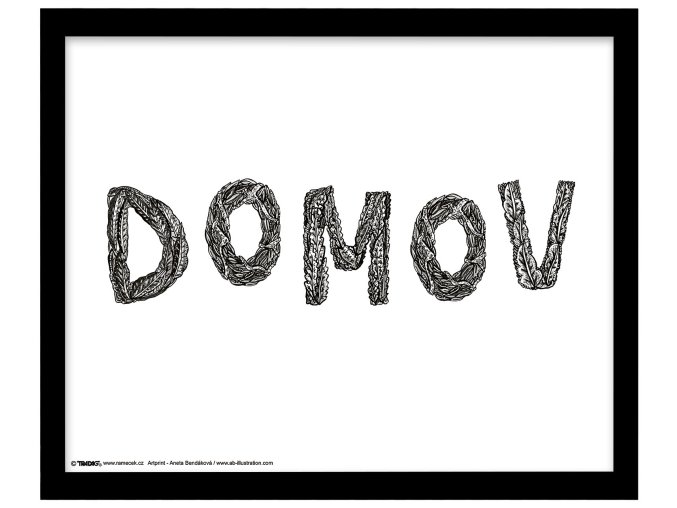 Rámik Anet čierný 40x50