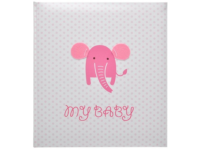 Klasické album Baby elefant ružové