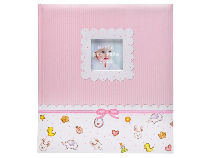 Klasické album Young baby ružové