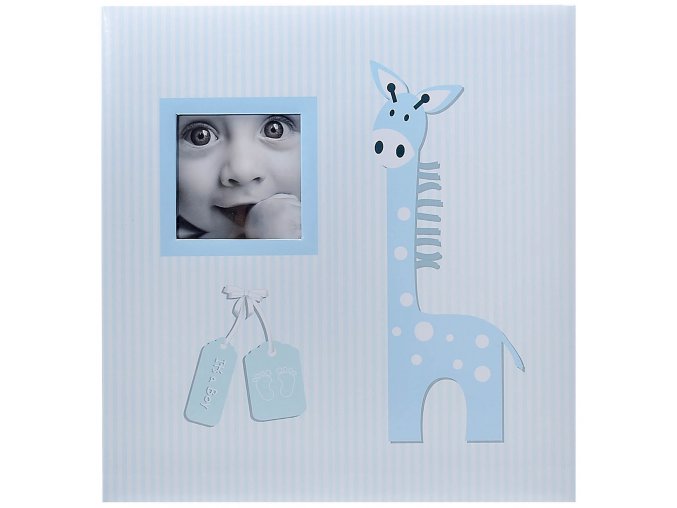 Žirafa modrá samolepiaci fotoalbum