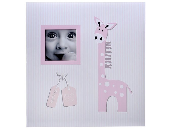 Žirafa ružová samolepiaci fotoalbum