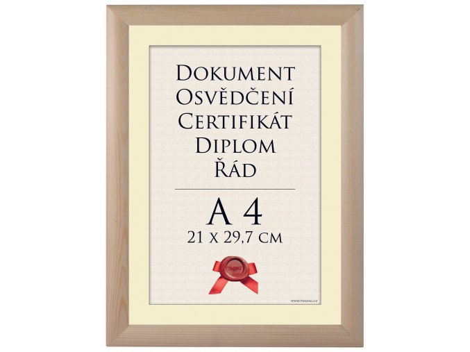 Rámik Asie natur A4