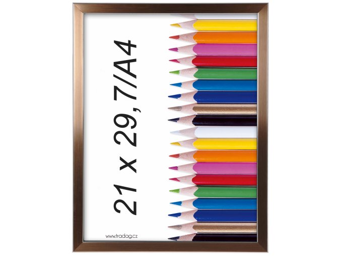 Rámeček Siena zlatý 21x29,7 - A4