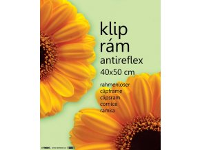 Klip antireflexný 40x50