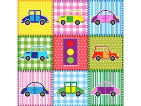 Obraz patchwork autíčka