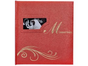 Klasické album Wedding memories červené