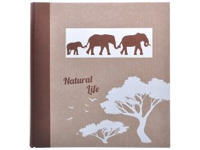 Klasické album Natural life hnedé