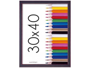 Fotorámeček Retro 30x40 hnědý