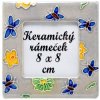 Keramický rámik šedomodrý
