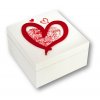 Krabička so srdiečkom Valentín