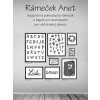 Rámeček Anet černý 13x18