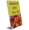 Akrylový rámeček výška 13x18