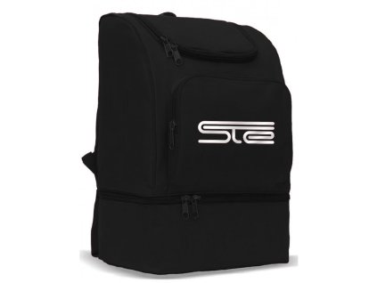 mochila con zapatillero ste azul negra