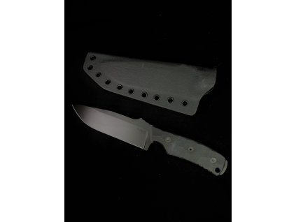 Nůž s pevnou čepelí - GZ Custom Blades - Recondo 3 - Černá/Black