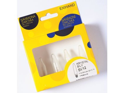 Box of 4 white Krystal bulbs 20V/0.1A