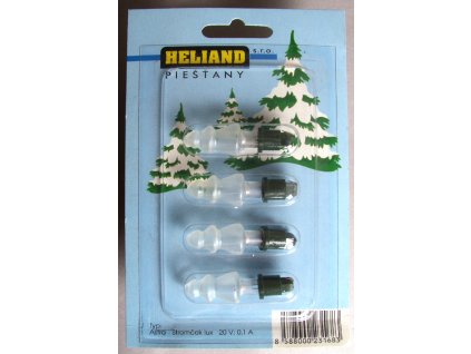 Box of 4 white Astra Tree bulbs 20V/0,2A