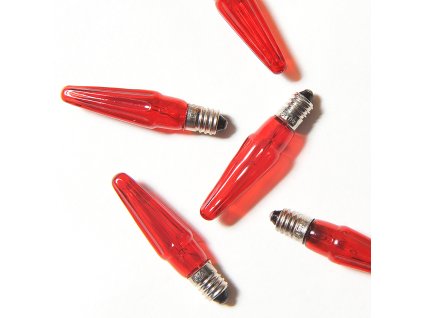 Schachtel mit 100 Glühbirnen Asteria rot 14V/0.1A