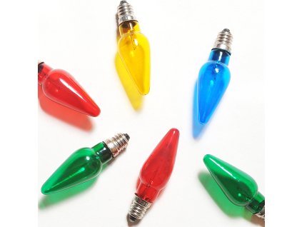 Žárovka Felicia barevná 14V/0,1A, balení 64 ks