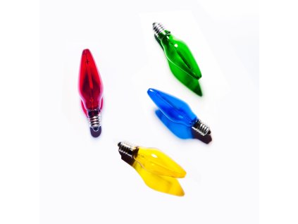 LED FILAMENT FELICIA farbige Glühbirnen 14V/0,2W, Schachtel 64 Stück