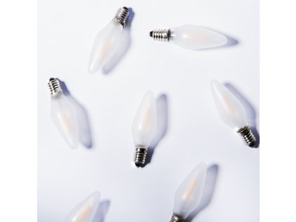LED FILAMENT FELICIA white bulbs 14V/0,2W, box 64 pcs