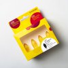 Schachtel mit 4 GELBEN LED FILAMENT Glühbirnen für Kerzenhalter 34V/0,2W