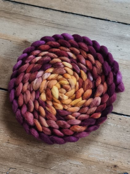 Česanec ručně barvený č.124