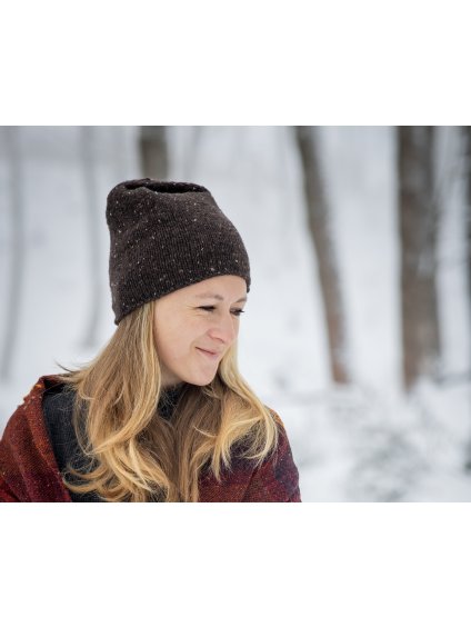 Čepice SD hnědá 1