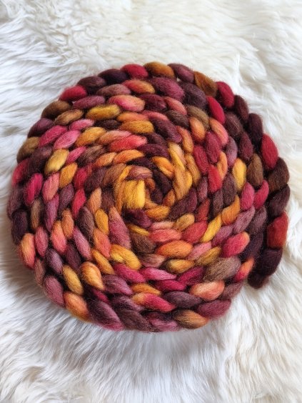 Česanec ručně barvený č.155