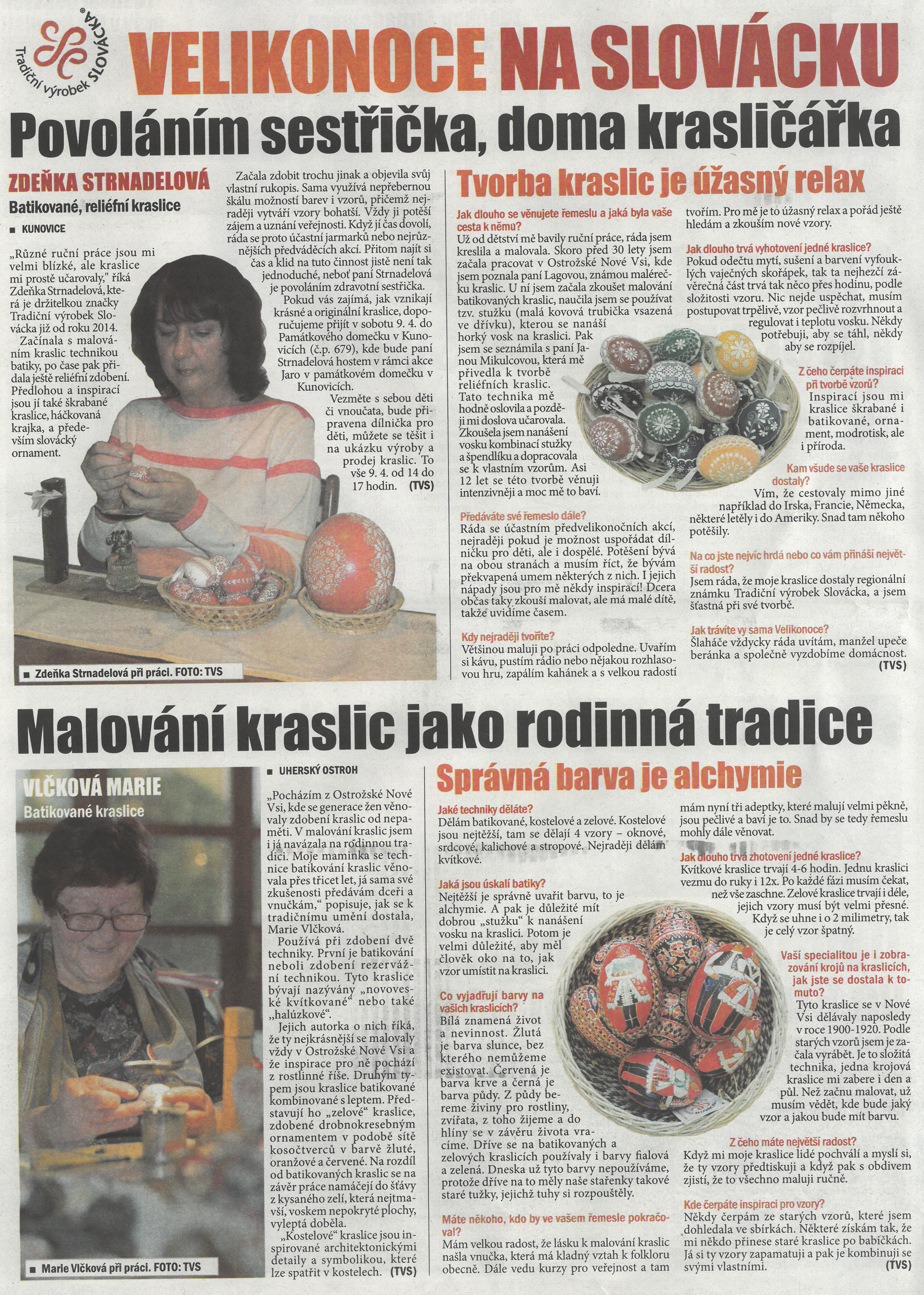 3. díl seriálu Velikonoce na Slovácku