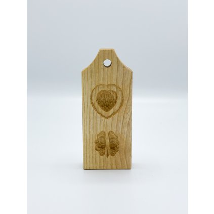 Dřevěná dvojforma na ořechové cukroví ( var. 3)