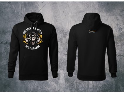 mikina cw opice banan drz trend