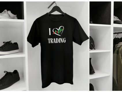 triko i love trading cerne