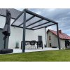 HLINÍKOVÁ PERGOLA S POLYKARBONÁTEM, BÍLÁ RAL 9010