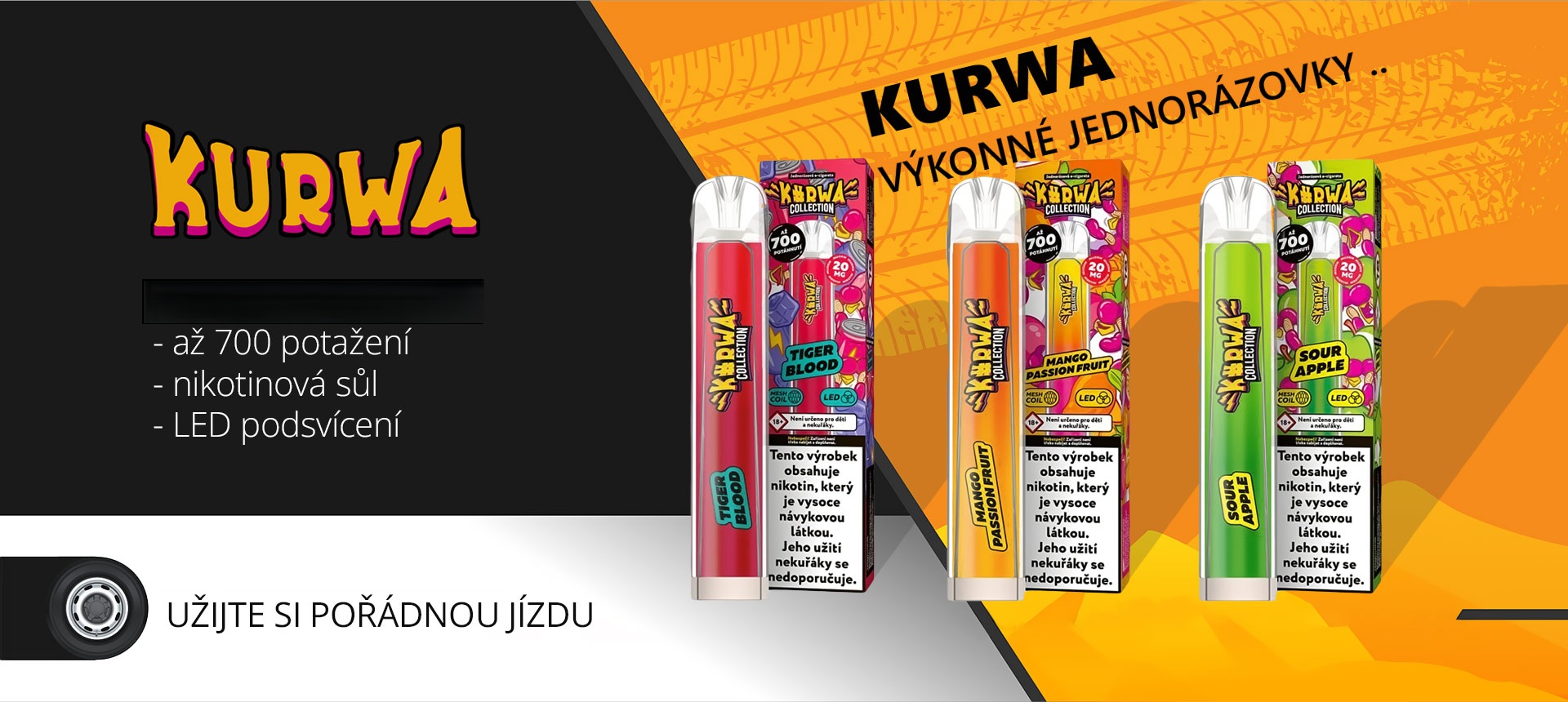 Kurwa Collection - jednorázová cigareta