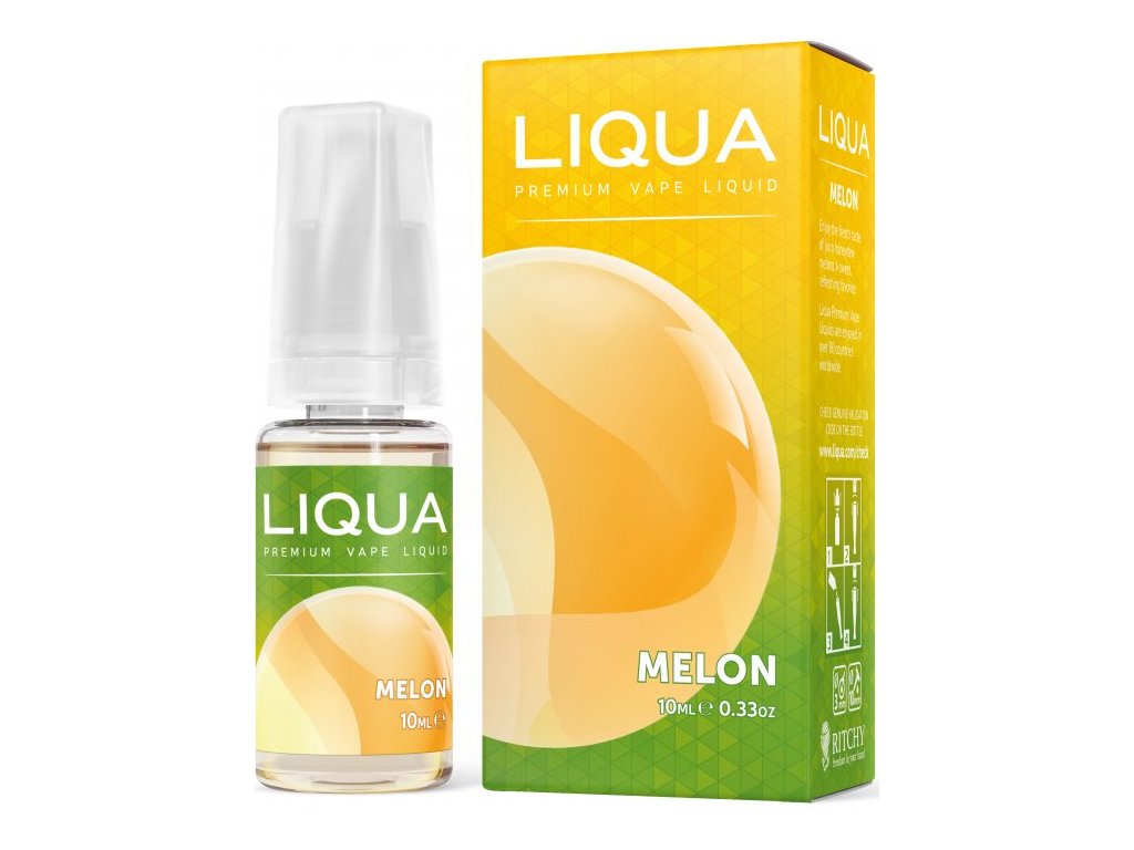 liquid liqua cz elements melon 10ml0mg zluty meloun.png