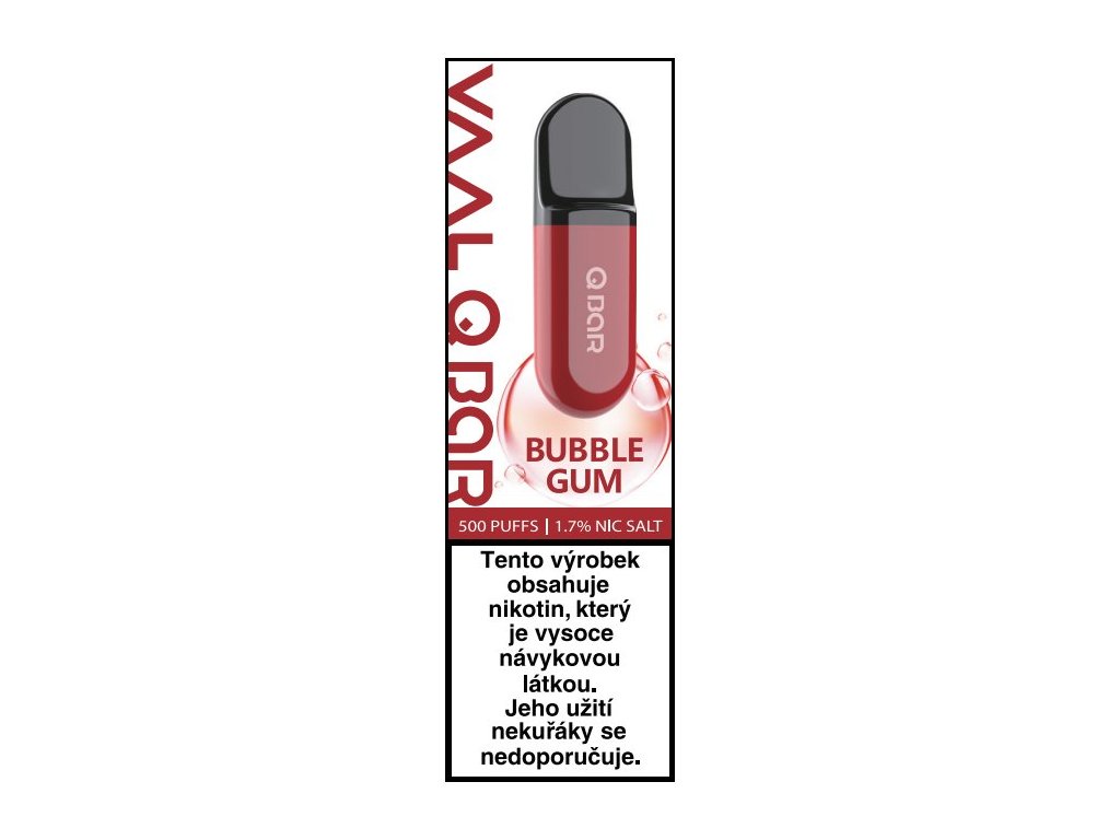 VAAL Q Bar by Joyetech elektronická cigareta 17mg Bubble Gum - Trafika12