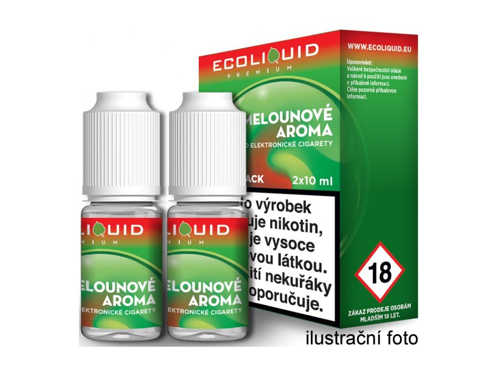 Liquid Ecoliquid Premium 2Pack Watermelon 2x10ml (Vodní meloun)