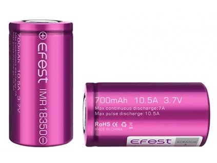 eFest baterie typ 18350 700mAh 10,5A