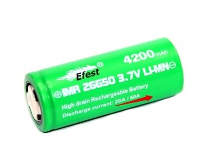 Efest baterie typ 26650 4200mAh 50A