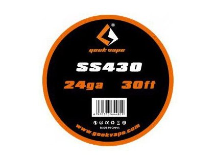 19166 1 geekvape ss430 odporovy drat 24ga 0 5mm 10m