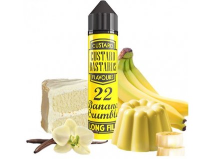 Příchuť Flavormonks Custard Bastards Shake and Vape 12ml No.22 Banana Crumble