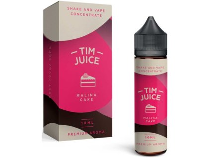 Příchuť Tim Juice Shake and Vape 10ml Malina Cake