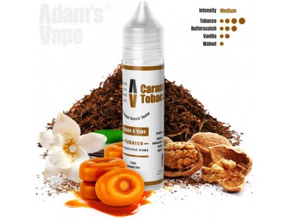 prichut adams vape shake and vape 12ml caramel tobacco